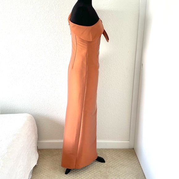 Sachin & Babi Ines Formal Gown in Copper size 6 - Picture 10 of 15